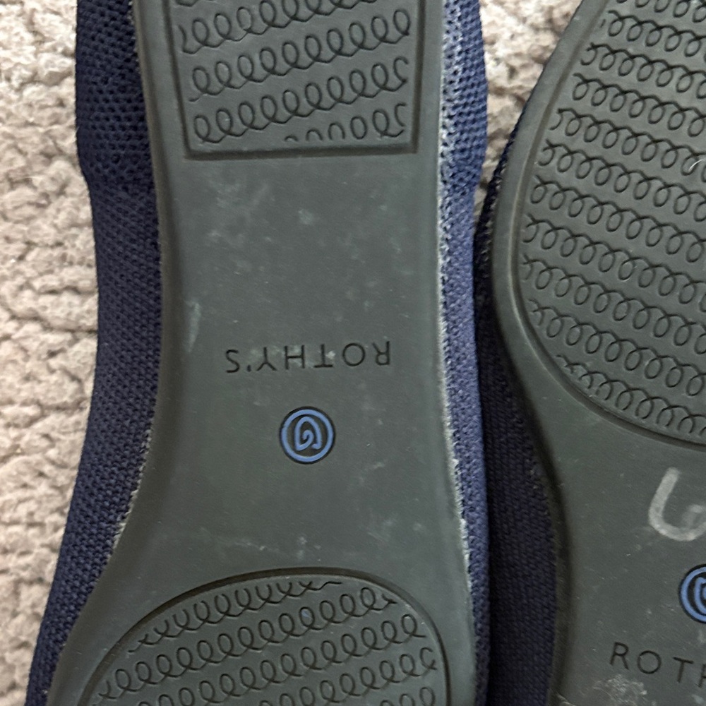 Rothy's The Point Women's Navy and Blue Flats - Picture 3 of 8